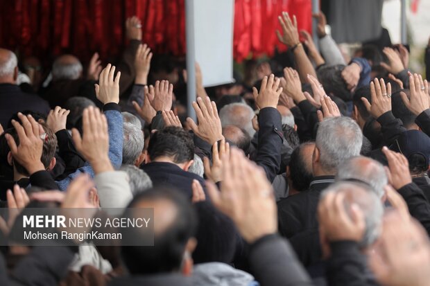 وداع با پیکر شهدای حملات صهیونی-آمریکایی