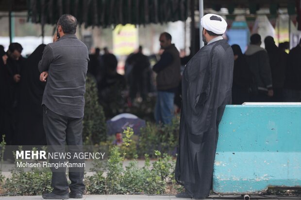 وداع با پیکر شهدای حملات صهیونی-آمریکایی