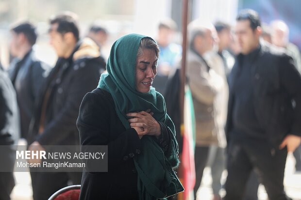 وداع با پیکر شهدای حملات صهیونی-آمریکایی