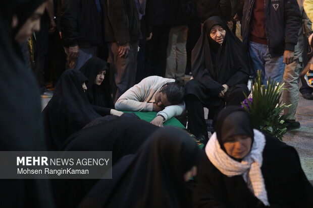 وداع با پیکر شهدای حملات صهیونی-آمریکایی