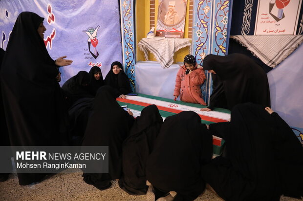 وداع با پیکر شهدای حملات صهیونی-آمریکایی