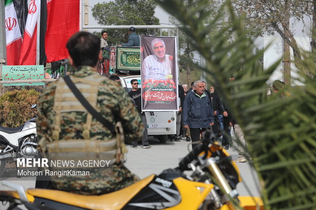 وداع با پیکر شهدای حملات صهیونی-آمریکایی