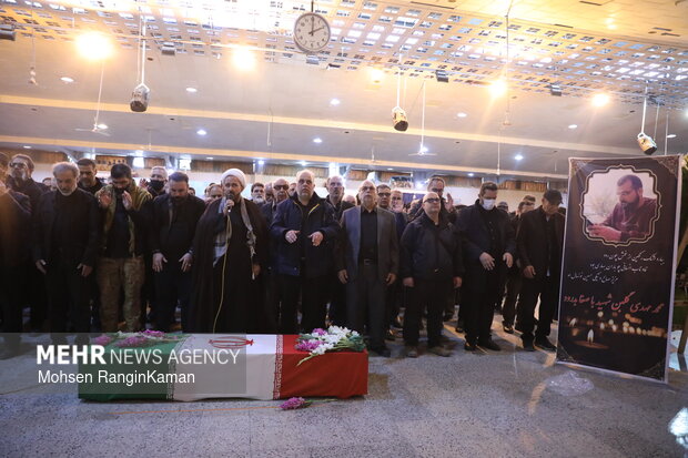 وداع با پیکر شهدای حملات صهیونی-آمریکایی