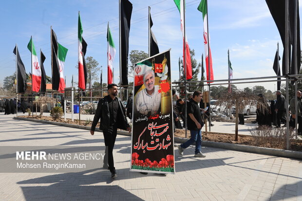 وداع با پیکر شهدای حملات صهیونی-آمریکایی