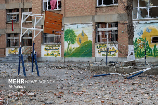 تجاوز صهیونی - آمریکایی به مدرسه دخترانه‌ای در ارومیه