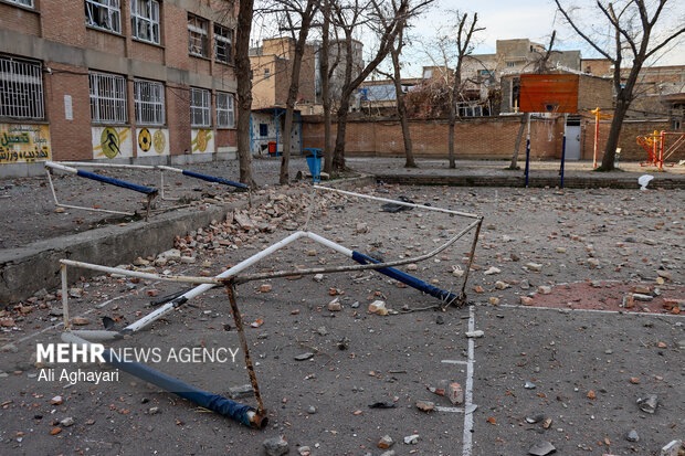 تجاوز صهیونی - آمریکایی به مدرسه دخترانه‌ای در ارومیه