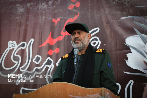 تشییع پیکر شهید «حمیدرضا انصاری اردلی» در شهرکرد