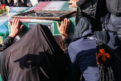پیکر شهید خطیب زاده در دامغان تشییع شد