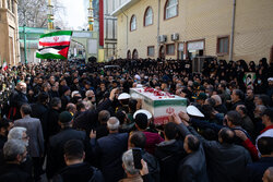 تشییع پیکر شهید «امیرعلی نیکنام‌راد» در گرگان