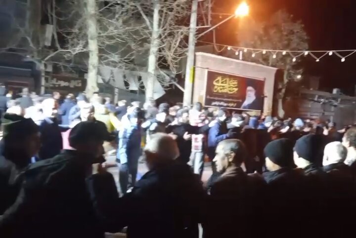 سوگواری مردم مرند برای شهادت رهبر معظم انقلاب