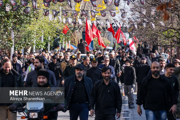 تشییع پیکر مطهر ۴ شهید حمله آمریکایی - صهیونی در رشت