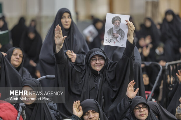 وداع با ۱۲ شهید حمله آمریکایی_صهیونیستی در قم