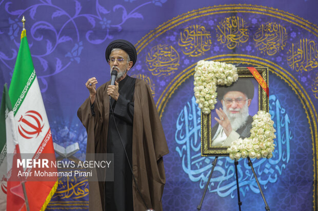 وداع با ۱۲ شهید حمله آمریکایی_صهیونیستی در قم