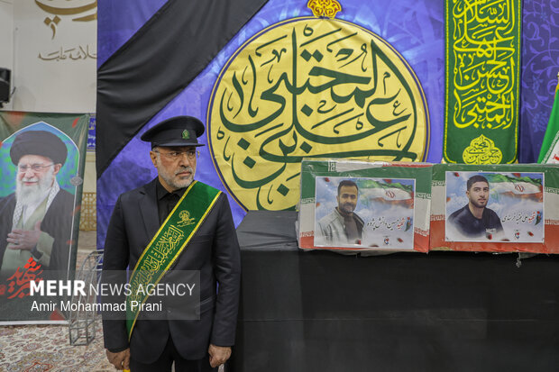 وداع با ۱۲ شهید حمله آمریکایی_صهیونیستی در قم