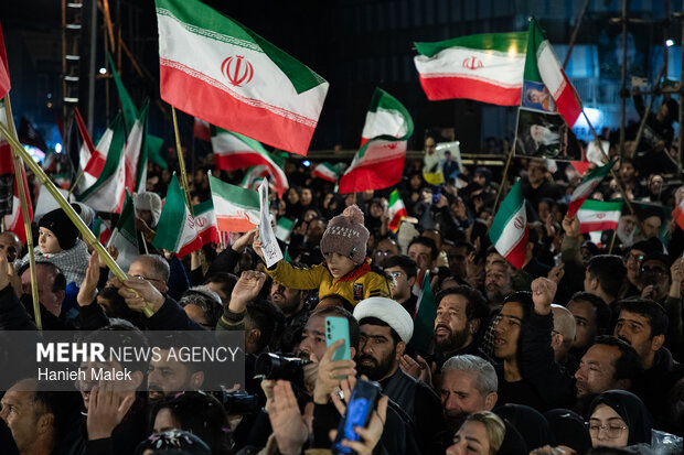 چهارمین شب اجتماع سوگواران شهادت امام خامنه‌ای در گرگان