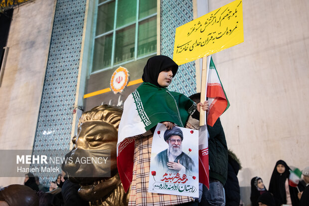 چهارمین شب اجتماع سوگواران شهادت امام خامنه‌ای در گرگان