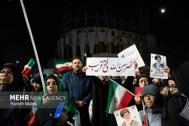 چهارمین شب اجتماع سوگواران شهادت امام خامنه‌ای در گرگان