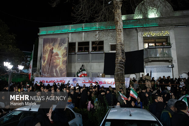 چهارمین شب اجتماع سوگواران شهادت امام خامنه‌ای در گرگان