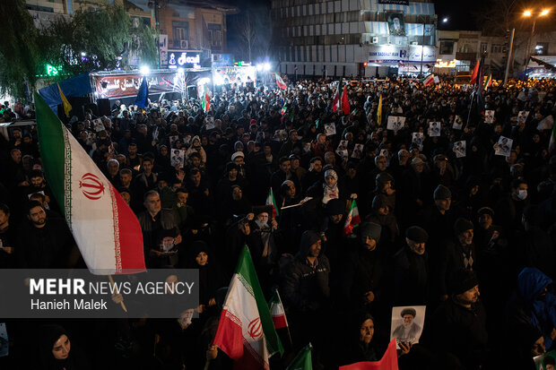 عزاداری باشکوه زنجانی ها در سوگ شهادت امام خامنه‌ای