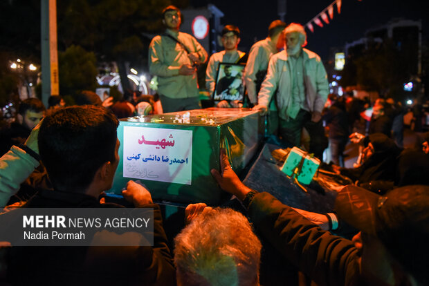 فریاد خونخواهی رهبر و تشیع شهید احمد دانشی کهن در کرج