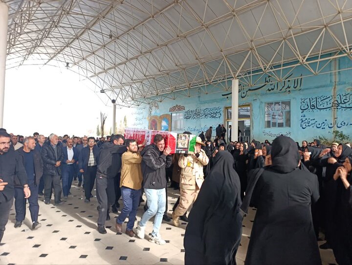ایلام در سوگ ستوان سوم شهید محمدرضا خسروی