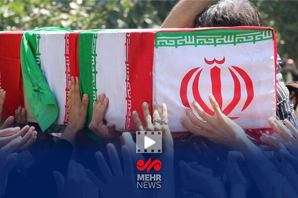 تشییع شهید والامقام سیامک پهلوانی در سرپل ذهاب