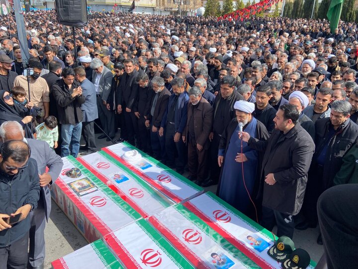 حضور باشکوه مردم کرمان در تشییع شهدای اقتدار ایران