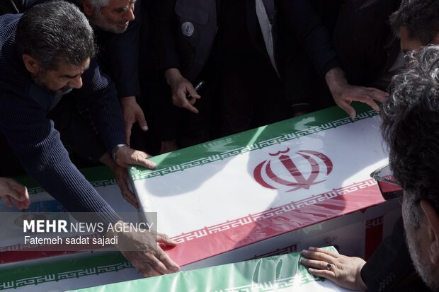 تشییع شهدای اقتدار ایران در کرمان