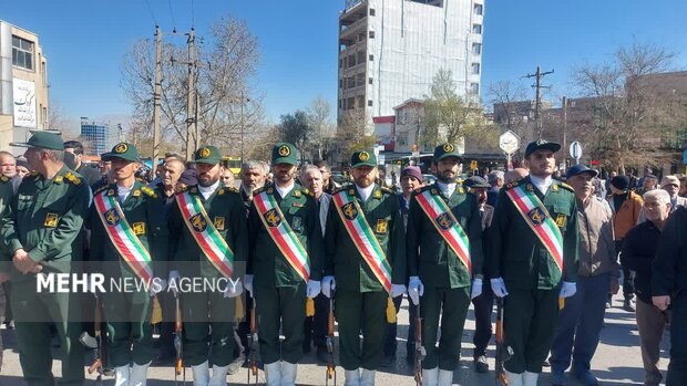 تشییع پیکر شهدا در شهرهای مختلف استان لرستان