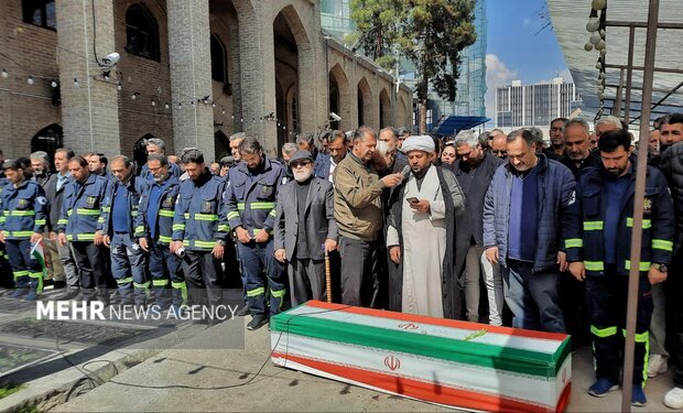 پیکر شهید «علی عبدالهی» در تهران تشییع شد