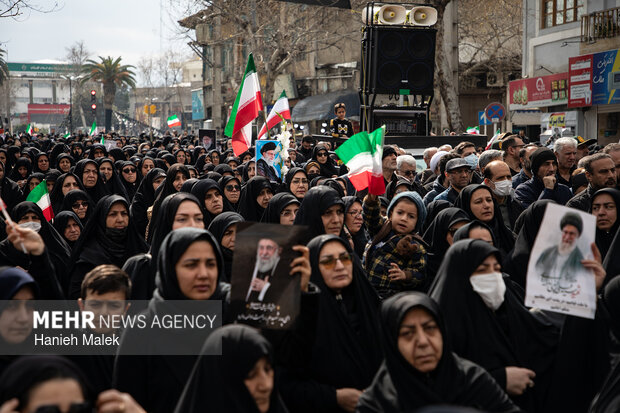 تشییع پیکر شهید «امیرعلی نیکنام‌راد» در گرگان