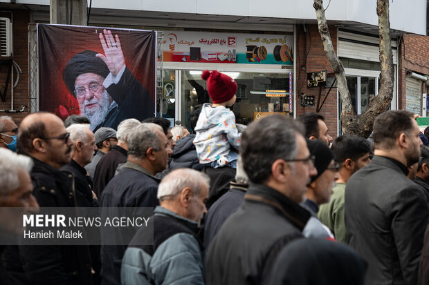 تشییع پیکر شهید «امیرعلی نیکنام‌راد» در گرگان
