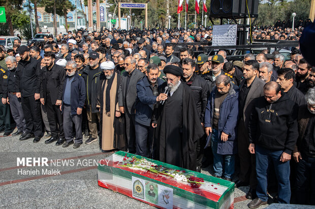 تشییع پیکر شهید «امیرعلی نیکنام‌راد» در گرگان