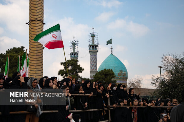 تشییع پیکر شهید «امیرعلی نیکنام‌راد» در گرگان