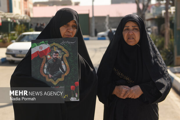تشیع و خاکسپاری شهید «احمد دانشی کهن» در کرج