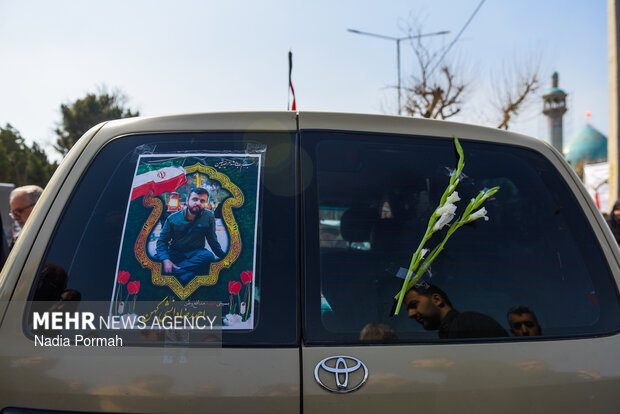 تشیع و خاکسپاری شهید «احمد دانشی کهن» در کرج