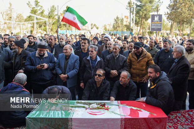 تشیع و خاکسپاری شهید «احمد دانشی کهن» در کرج