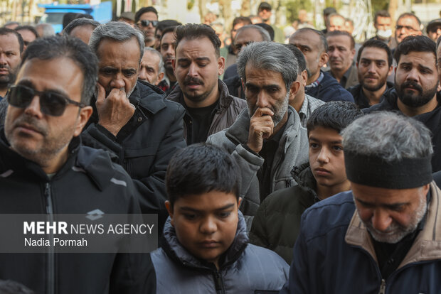 تشیع و خاکسپاری شهید «احمد دانشی کهن» در کرج