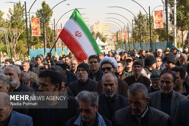 تشیع و خاکسپاری شهید «احمد دانشی کهن» در کرج