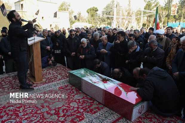 تشیع و خاکسپاری شهید «احمد دانشی کهن» در کرج
