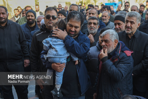 تشیع و خاکسپاری شهید «احمد دانشی کهن» در کرج