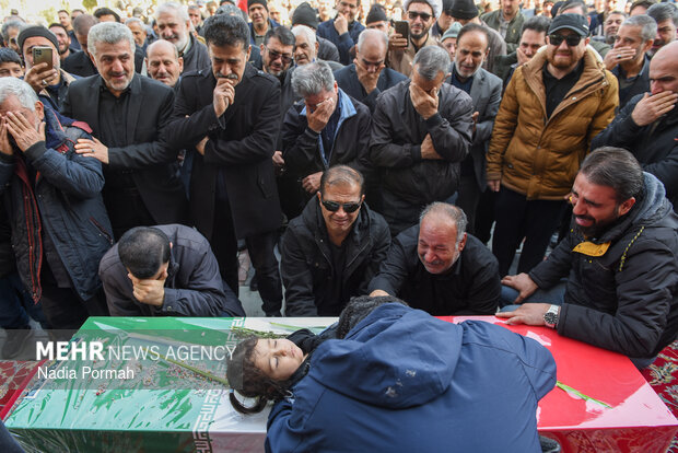 تشیع و خاکسپاری شهید «احمد دانشی کهن» در کرج