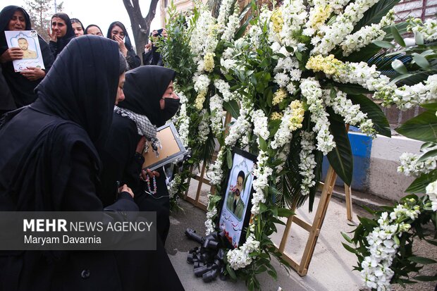 تشییع پیکر سه تن از شهدای حملات آمریکایی و صهیونی در شیروان