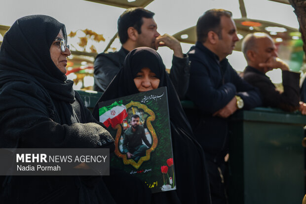 تشیع و خاکسپاری شهید «احمد دانشی کهن» در کرج