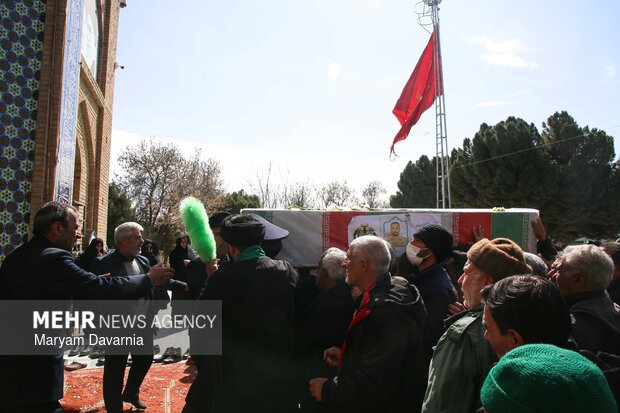 تشییع پیکر سه تن از شهدای حملات آمریکایی و صهیونی در شیروان