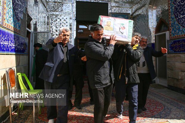 تشییع پیکر سه تن از شهدای حملات آمریکایی و صهیونی در شیروان