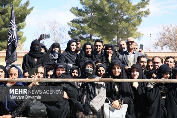 تشییع پیکر سه تن از شهدای حملات آمریکایی و صهیونی در شیروان