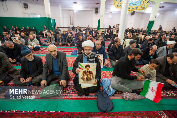 بزرگداشت امام شهید توسط بازاریان همدان