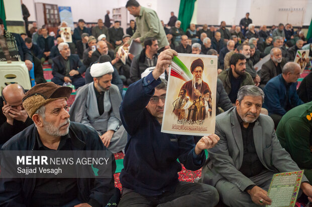 بزرگداشت امام شهید توسط بازاریان همدان