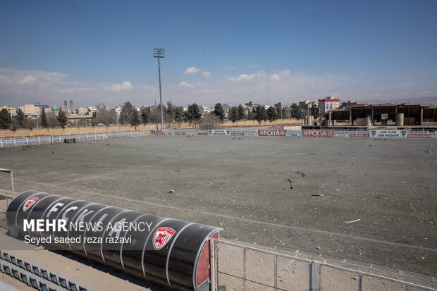 تجاوز آمریکایی_صهیونیستی به استادیوم بعثت تهران